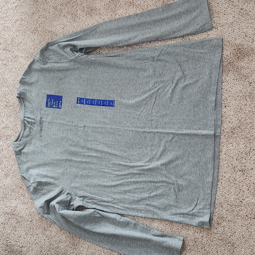 Apt 9 mens XXL long sleeve gray shirt